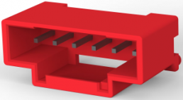Steckverbinder, 6-polig, RM 2.5 mm, gerade, rot, 6-1971800-3