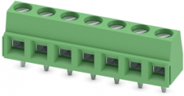 Leiterplattenklemme, 7-polig, RM 5.08 mm, 0,14-1,5 mm², 13.5 A, Schraubanschluss, grün, 1729173