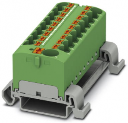 Verteilerblock, Push-in-Anschluss, 0,2-6,0 mm², 32 A, 6 kV, gelb, 3273776