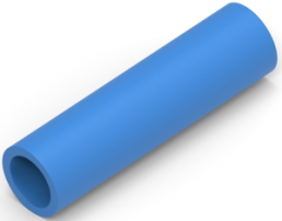 Stoßverbinder mit Isolation, 1,25-2,0 mm², AWG 16 bis 14, blau, 19.3 mm