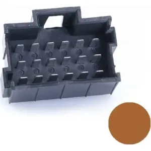 PFT-JPT-18POL-3X6-BROWN ESKA Erich Schweizer DIN Messerleisten, DIN Federleisten