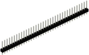 Stiftleiste, 36-polig, RM 2.54 mm, gerade, schwarz, 10048379