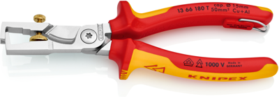 13 66 180 T Knipex Abisolierzangen, Abmantelungswerkzeuge