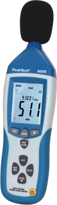 P 8005 PeakTech Luxmeter, Schallpegelmesser, Magnetfeldtester Bild 4