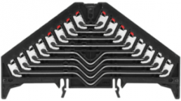 Rangierverteilerklemme, Push-in-Anschluss, 0,5-1,5 mm², 32-polig, 8 A, 4 kV, schwarz, 1173790000