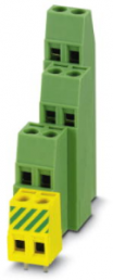 Leiterplattenklemme, 12-polig, RM 5.08 mm, 0,14-2,5 mm², 15 A, Schraubanschluss, gelb/grün, 1707140