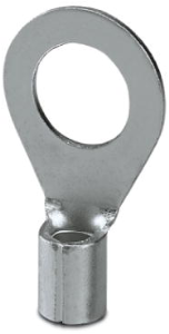 Unisolierter Ringkabelschuh, 10 mm², AWG 8, 10.5 mm, M10, metall