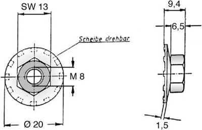 002.09.218 Ettinger Muttern, Scheiben, Ringe Bild 2