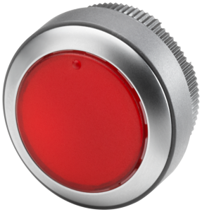 Drucktaster, 1-polig, beleuchtet (rot), 0,1 A/24 VDC, Einbau-Ø 22.3 mm, IP65, 6AV7674-1MB00-0AA0