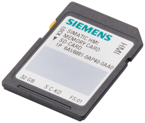 SIMATIC HMI SD-Speicherkarte 32 GB, Indoor TIA Portal V16 oder höher, 6AV68810AP400AA0