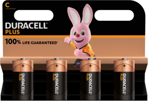 Alkali-Mangan-Batterie, 1.5 V, LR14, C, Rundzelle, Flächenkontakt