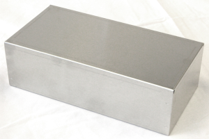 Aluminium Gehäuse, (L x B x H) 254 x 127 x 76 mm, natur, 1444-1053