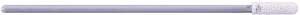 Tupfer, gestr./versiegelter Polyester 2,4 mm, (L) 69 mm, grau, IT38140/100