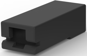 Isoliergehäuse für 4,75 mm, 1-polig, Polyamid, schwarz, 2-480435-3