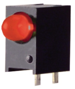 LED, THT, Ø 2.9 mm, rot, 625 nm, 12 bis 25 mcd, 40°, L-710A8EW/1ID