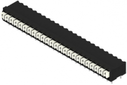 Leiterplattenklemme, 24-polig, RM 3.5 mm, 0,13-1,5 mm², 12 A, Federklemmanschluss, schwarz, 1870490000