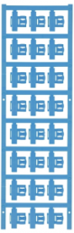 Polyamid Kabelmarkierer, beschriftbar, (B x H) 12 x 9.3 mm, max. Bündel-Ø 6 mm, blau, 1062090000