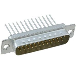 D-Sub Stecker, 25-polig, Standard, bestückt, gerade, Wire-Wrap, 09670255607