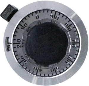 Drehknopf für 6-mm-Achse, Außendurchmesser: 23 mm