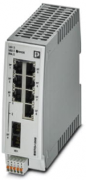 Ethernet Switch, managed, 8 Ports, 100 Mbit/s, 24 VDC, 2702329