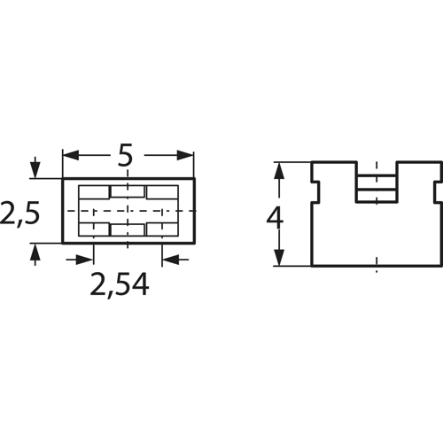 CAB 6 05 G S Fischer Elektronik Kurzschlussstecker Bild 2
