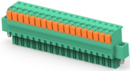 Leiterplattenklemme, 18-polig, RM 3.5 mm, 0,05-2 mm², 9 A, Push-in-Federanschluss, grün, 1-1986723-8