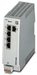 Ethernet Switch, managed, 5 Ports, 100 Mbit/s, 24 VDC, 2702323