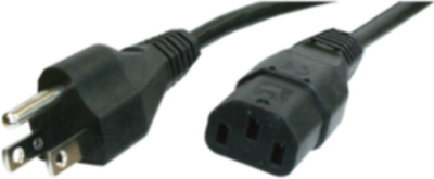 498GJTW-CNS HVCTF3X125-C13M/3,00M SW9005 FELLER Netzkabel