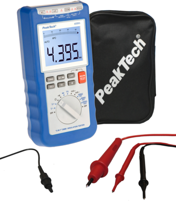 P 4395 PeakTech VDE-Tester, Installationstester, Isolationsmessgeräte Bild 2