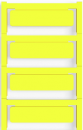 Polyamid Gerätemarkierer, (L x B) 60 x 15 mm, gelb, 40 Stk