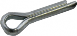 Splint DIN 94/ISO 1234 dn 1,6, L 16, b 3,2, d 1,4/1,3, da 2,8/2,4 mm, Stahl verzinkt