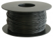 PVC-Schaltdraht, Yv, 0,5 mm², AWG 20, schwarz, Außen-Ø 1,4 mm