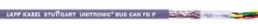 Polyurethan Systembus Kabel, CANopen/DeviceNet, 1-adrig, 0,25 mm², AWG 24, violett, 2170272/100
