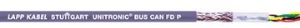 Polyurethan Systembus Kabel, CANopen/DeviceNet, 1-adrig, 0,34 mm², AWG 22, violett, 2170275/100