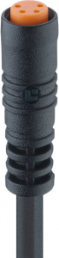 Sensor-Aktor Kabel, M8-Kabeldose, gerade auf offenes Ende, 3-polig, 5 m, PUR, schwarz, 4 A, 0800F1 03 300 5M