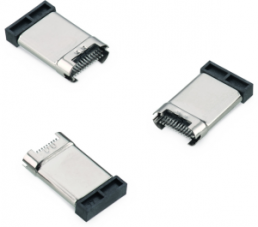 WR-COM USB 3.1 Typ C Stecker horizontal SMT 0,8 mm, 632712000112