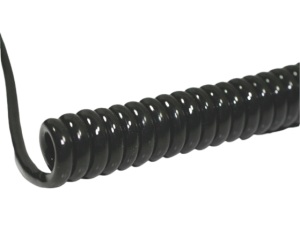 PUR Spiralleitung LifY11Y 3 x 1,5 mm², ungeschirmt, schwarz