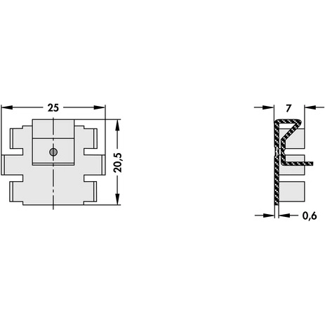 FK 220 SA 220 Fischer Elektronik Kühlkörper Bild 2