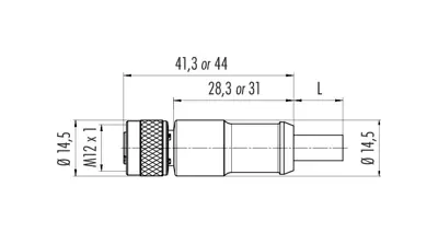 79 3530 37 04 binder Sensor-Aktor Kabel Bild 2