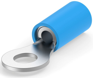 Isolierter Ringkabelschuh, 1,25-2,0 mm², AWG 16 bis 14, 4.17 mm, M4, blau