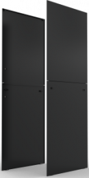 Varistar CP Seitenwand, mit Schnellverschluss und Schloss, 2 St., RAL 7021, 52 HE, 2450 H, 1100 T