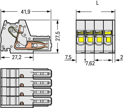 831-3103/000-9037 WAGO Steckverbindersysteme Bild 2