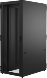 42 HE Serverschrank, einzeln, (H x B x T) 2000 x 800 x 1200 mm, IP20, Stahl, schwarzgrau, 10630-018