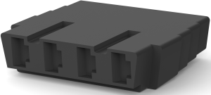 Isoliergehäuse für 2,75 mm, 4-polig, Nylon, schwarz, 926728-1