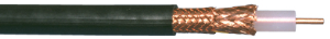 Koaxiale HF-Leitung, 50 Ω, RG 217, schwarz