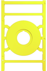 Polyamid Gerätemarkierer, (L x B) 60 x 60 mm, gelb, 2 Stk