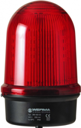 LED-Dauerleuchte, Ø 142 mm, rot, 230 VAC, IP65
