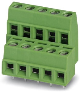 Leiterplattenklemme, 4-polig, RM 12.7 mm, 0,14-1,5 mm², 13.5 A, Schraubanschluss, grün, 1726040