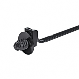 Kabelbinder außenverzahnt, Polyamid, (L x B) 170 x 5.3 mm, Bündel-Ø 1.6 bis 30 mm, schwarz, -40 bis 105 °C