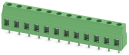 Leiterplattenklemme, 12-polig, RM 7.62 mm, 0,2-4,0 mm², 24 A, Schraubanschluss, grün, 1743498